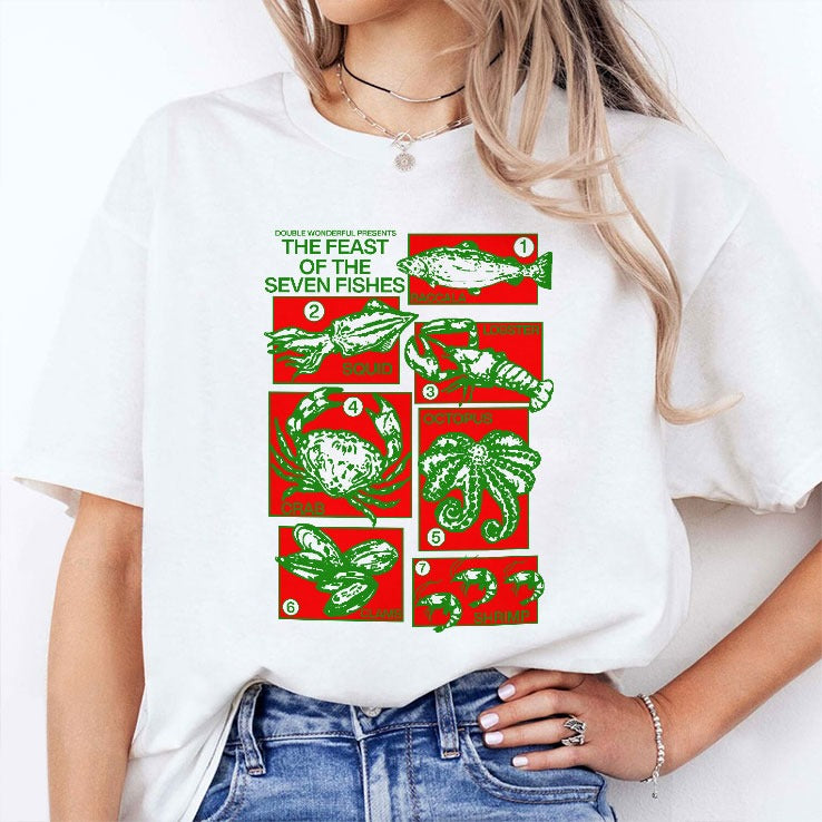 Double Wonderful Presents The Feast Of The Seven Fishes T Shirt