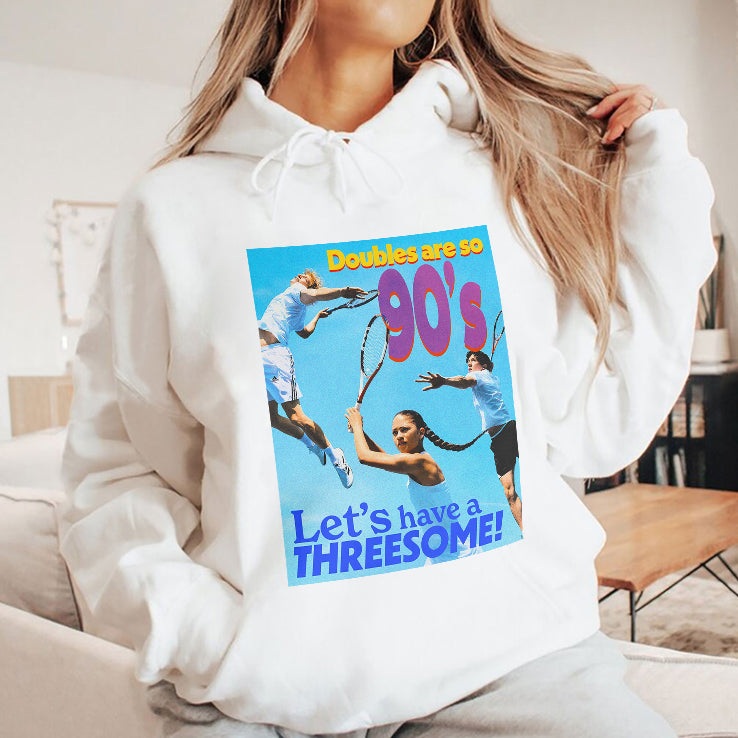 Doubles Are So 90’s Let’s Have A Threesome Challengers Shirt