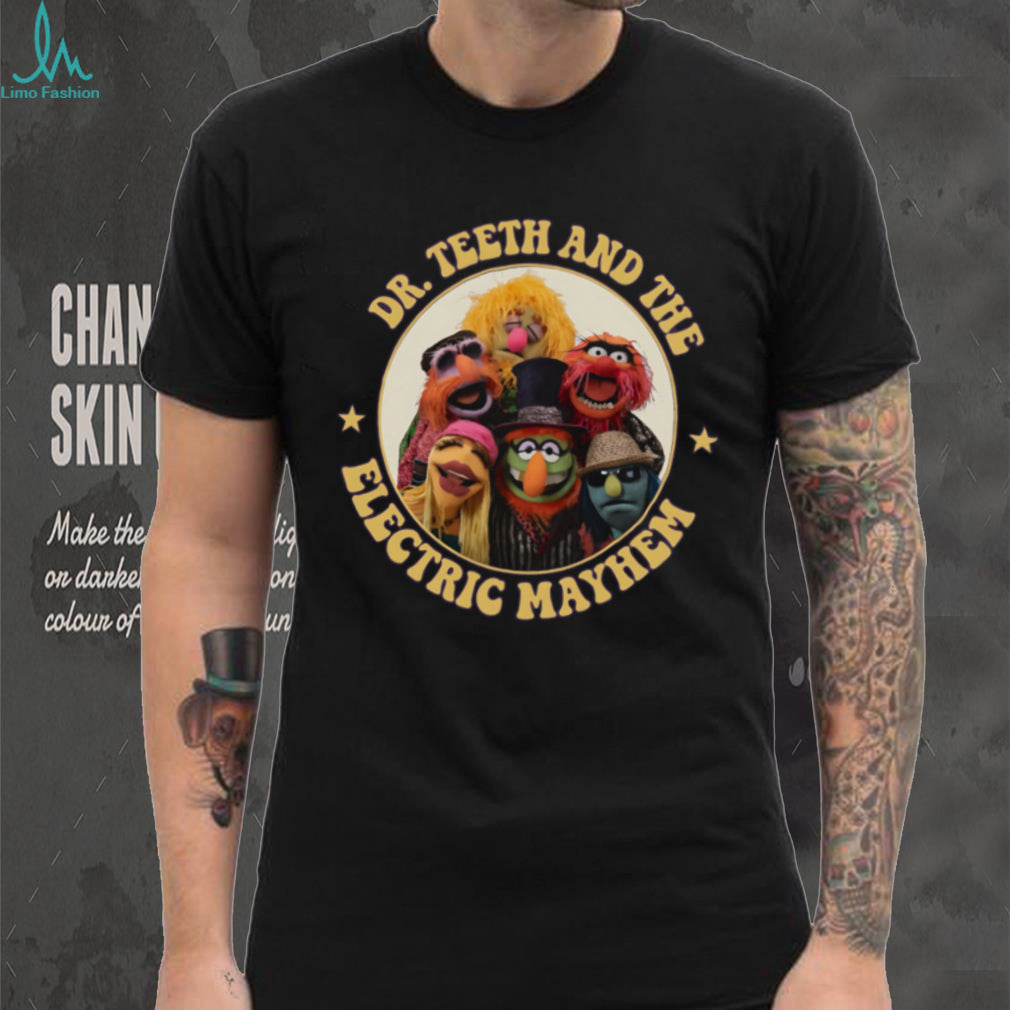Dr Teeth and the Electric Mayhem Retro Band Logo Unisex T Shirt