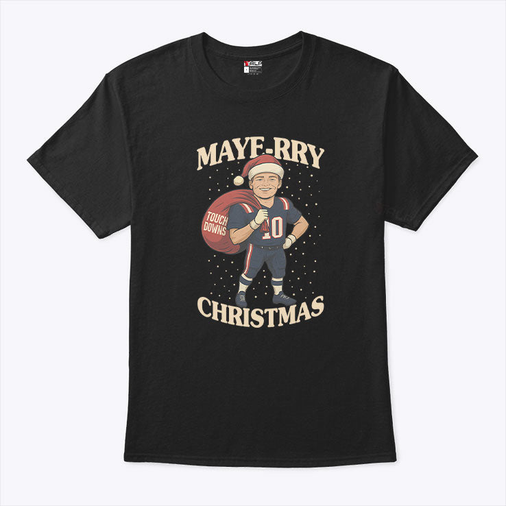 Drake Maye Maye-rry Christmas Shirt