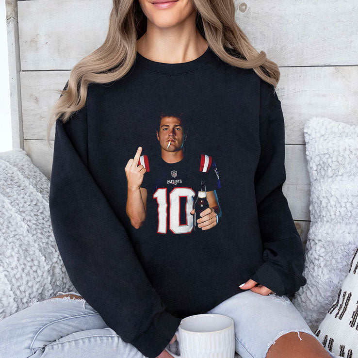 Drake Maye Middle Finger T Shirt
