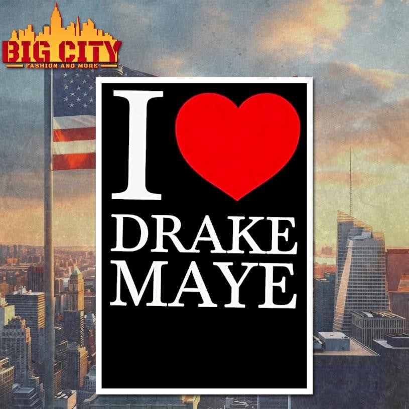 Drake Maye New England I Heart Shirt
