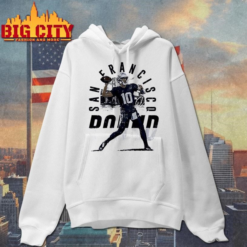 Drake Maye New England San Francisco Bound Signature poster Shirt