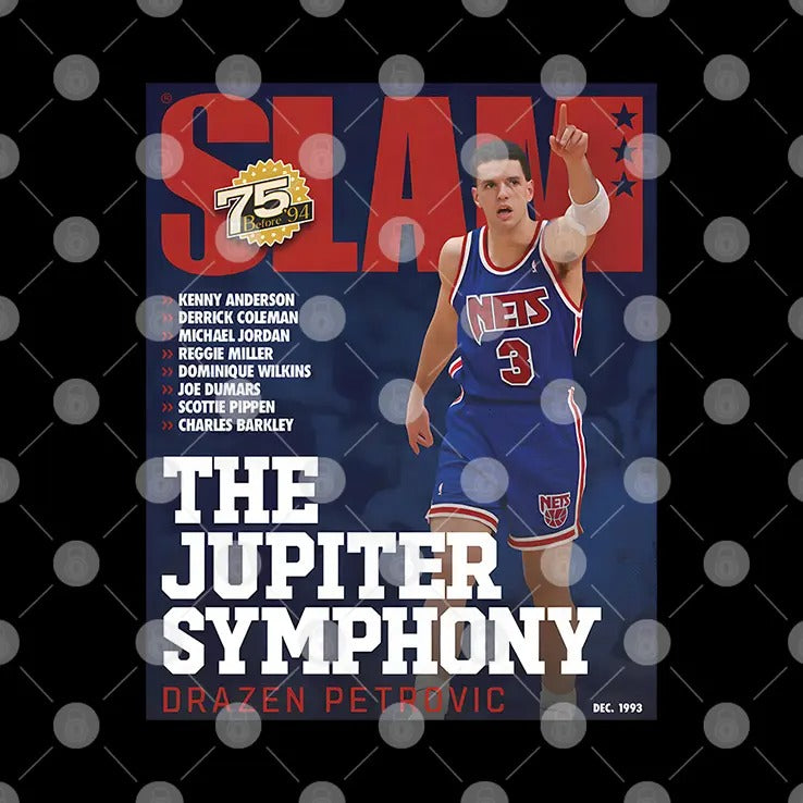 Drazen Petrovic The Jupiter Symphony Slam Cover Shirt