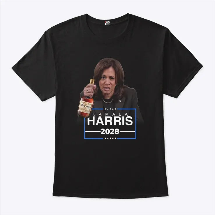 Drunk Aunt Kamala Harris Running In 2028 T Shirt