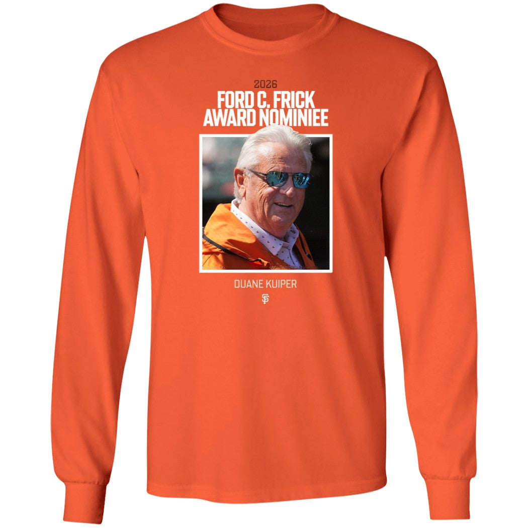 Duane Kuiper 2026 Ford C. Frick Award Nominiee Shirt