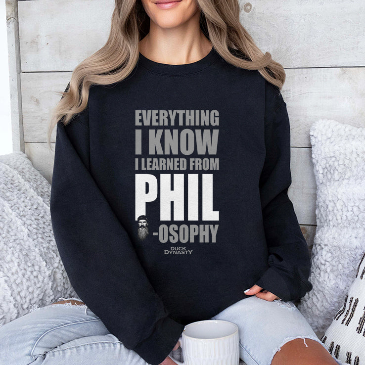 Duck Dynasty Everything I Know I Learned From Phil-osophy T Shirt