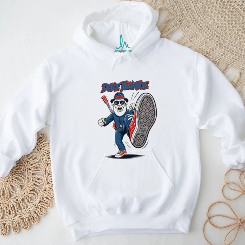 Duke Tumatoe Blues Rock Musician Cartoon Character T Shirt