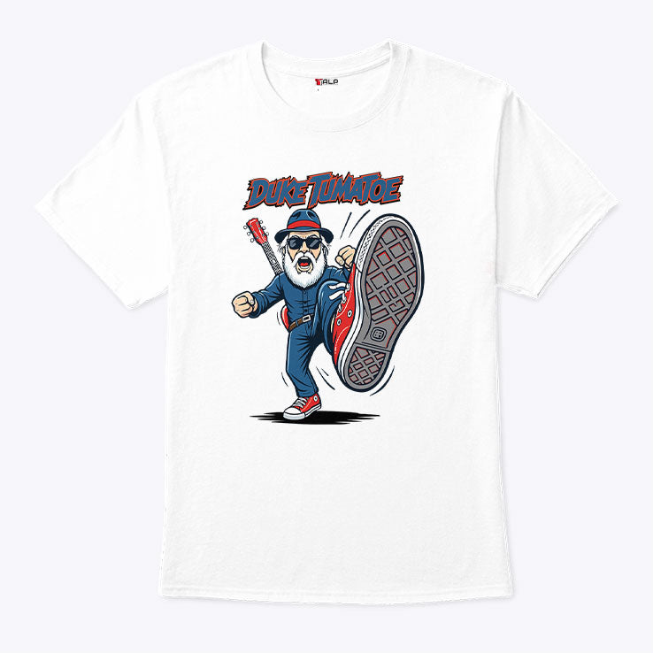 Duke Tumatoe Kicking Duke Kung Fu T Shirt