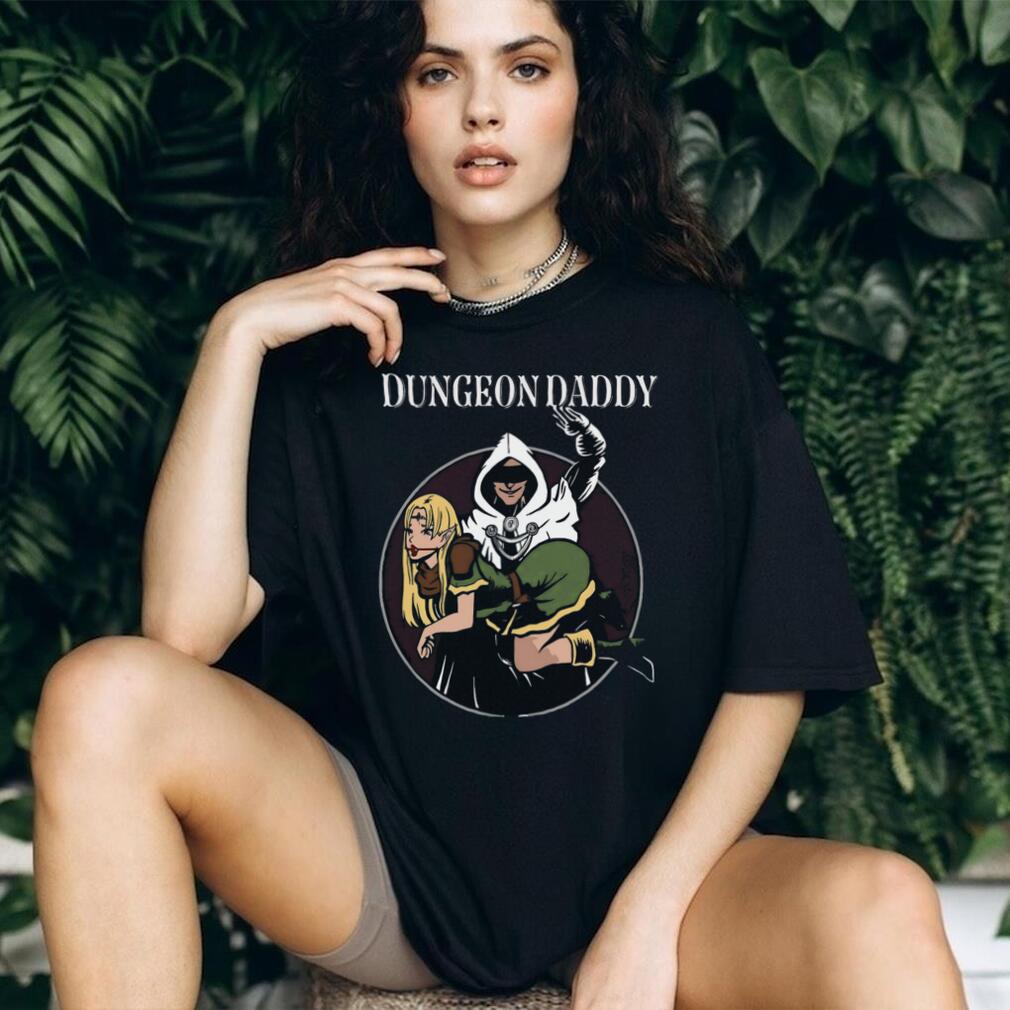 Dungeon Daddy Fantasy RPG Spanking T Shirt Dark Humor Gamer Apparel