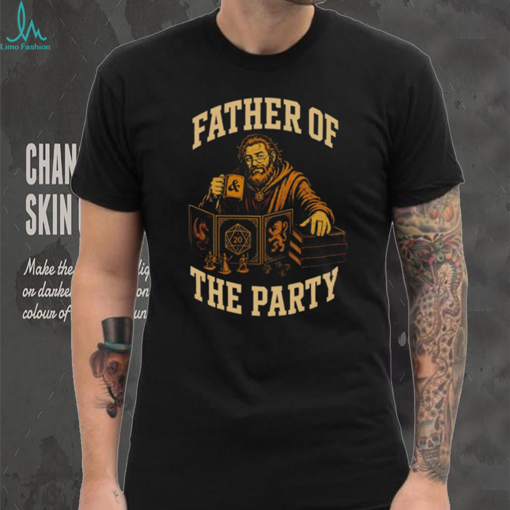 Dungeons and Dragons Father of the Party RPG Gamer T Shirt
