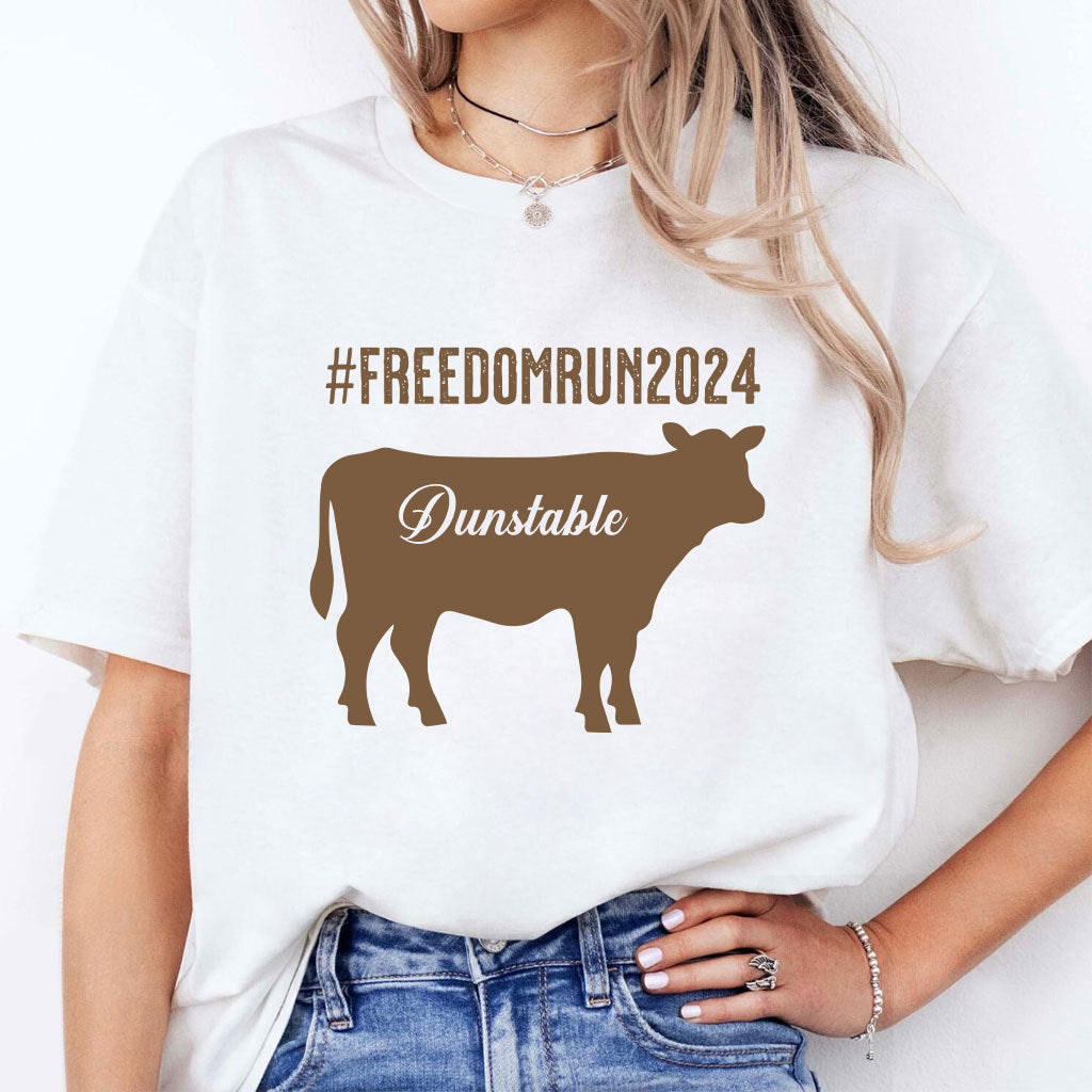 Dunstable Brown Cow Freedom Run 2024 Massachusetts Shirt