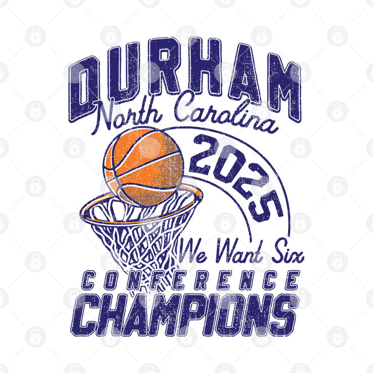 Durham North Carolina 2025 Conference Champions Shirt