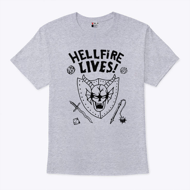 Dustin Henderson Hellfire Lives T Shirt