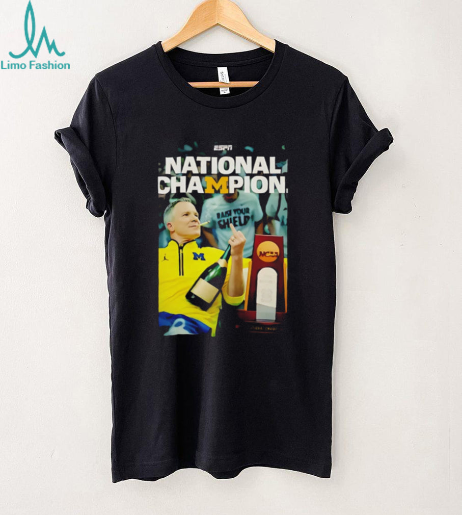 Dusty May Michigan National Champion Cigar Celebration ESPN Parody T Shirt