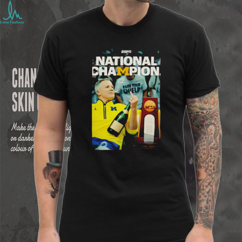 Dusty May Michigan National Champion Cigar Celebration ESPN Parody T Shirt
