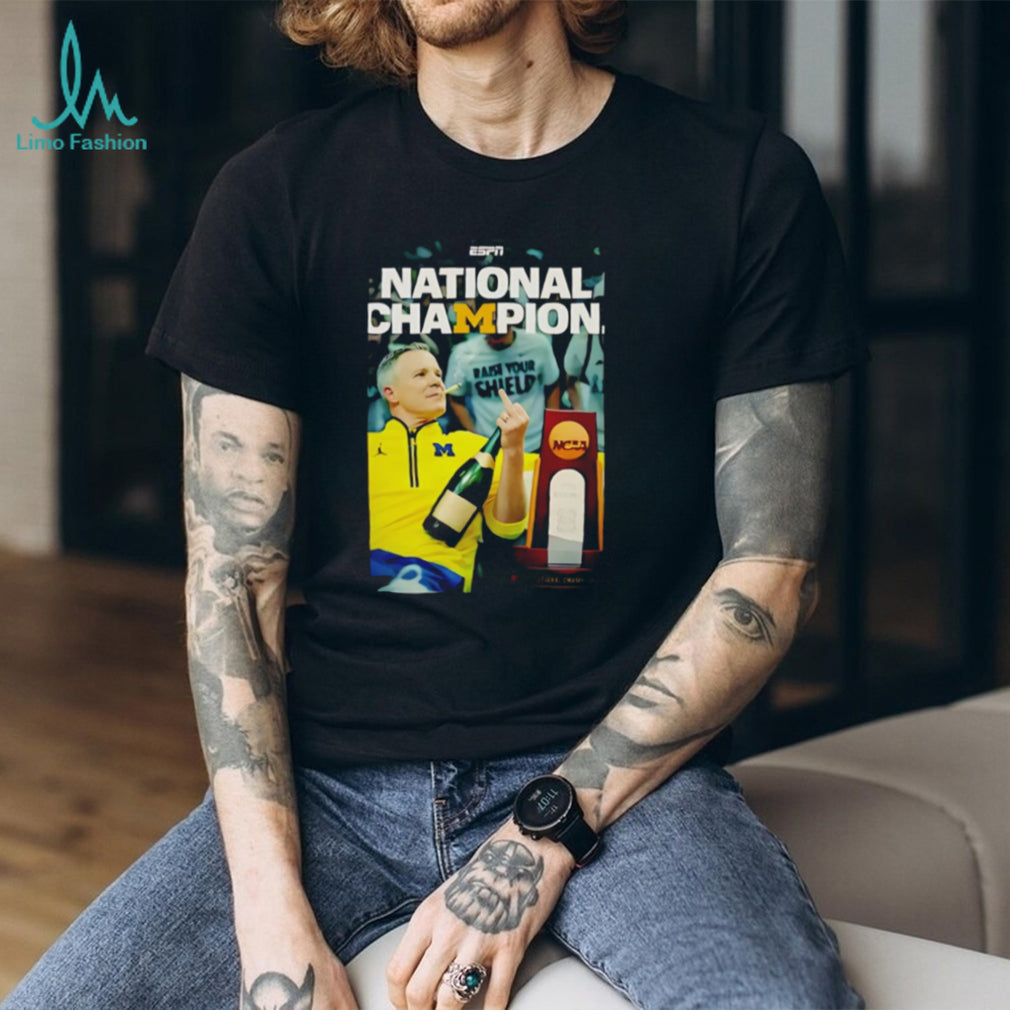 Dusty May Michigan National Champion Cigar Celebration ESPN Parody T Shirt