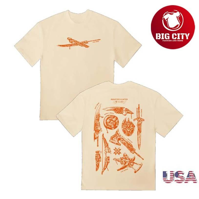 Dyenamik Monster Hunter Weapons Two Sided Shirt