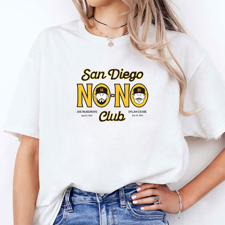 Dylan Cease Joe Musgrove San Diego No-No Club T Shirt