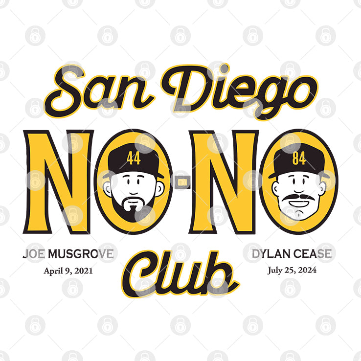 Dylan Cease Joe Musgrove San Diego No-No Club T Shirt