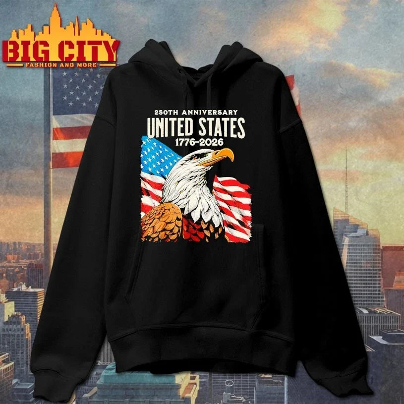 Eagle Flag 250th Anniversary United States 1776 2026 T-Shirt