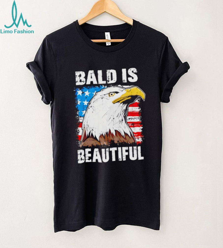 Eagle beautiful 4th of July Patriotic USA American flag shirt