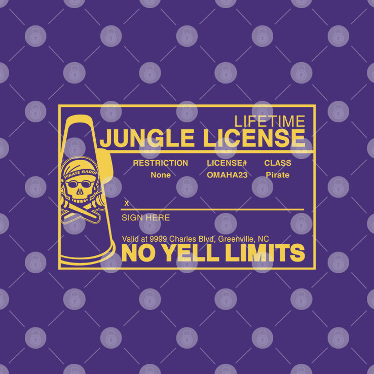 East Carolina Pirates Lifetime Jungle License No Yell Limits T Shirt
