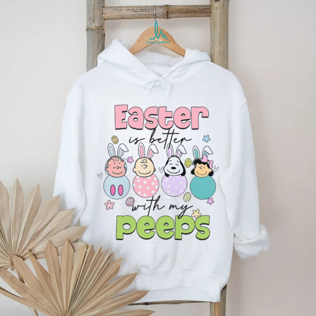 Easter Is Better With My Peeps Peanuts Characters Easter Egg T shirt