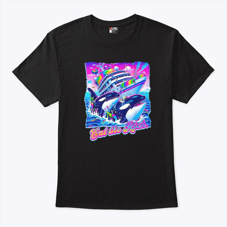 Eat The Rich Whale T Shirt