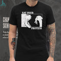 Eat Your Protein Anime Style Giantess Graphic Gym T Shirt