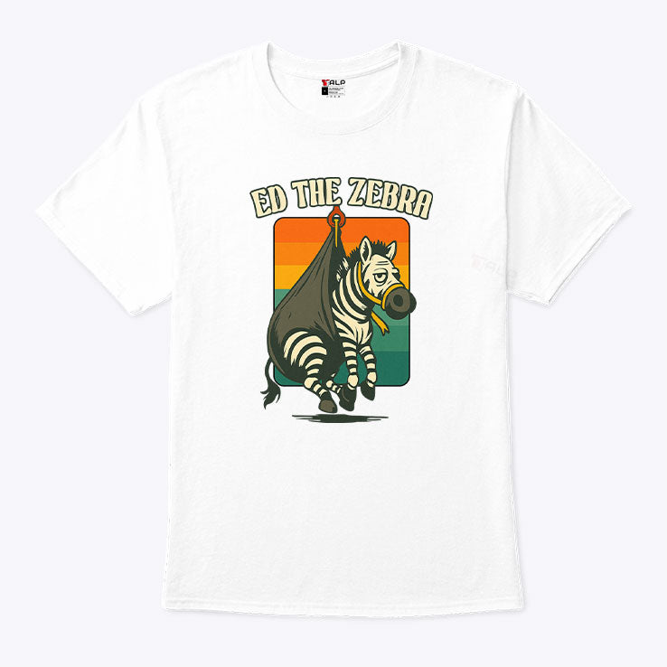 Ed The Zebra Captured T Shirt