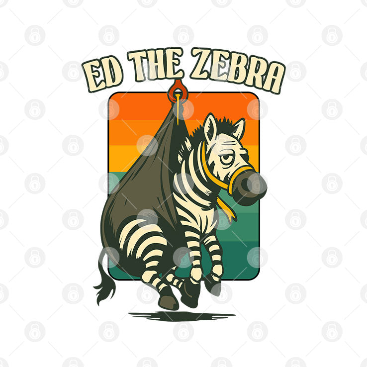 Ed The Zebra Captured T Shirt