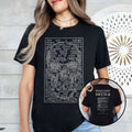 Edgar Allan Poe The Raven Gothic Poem Text T Shirt