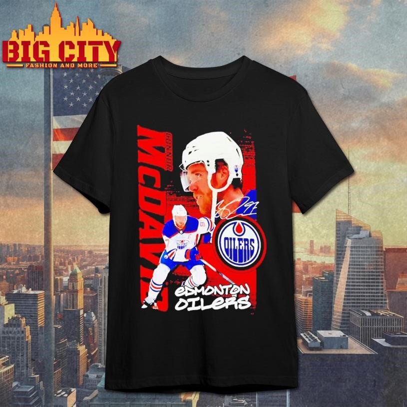 Edmonton Oilers Connor McDavid Playmaker signature Shirt