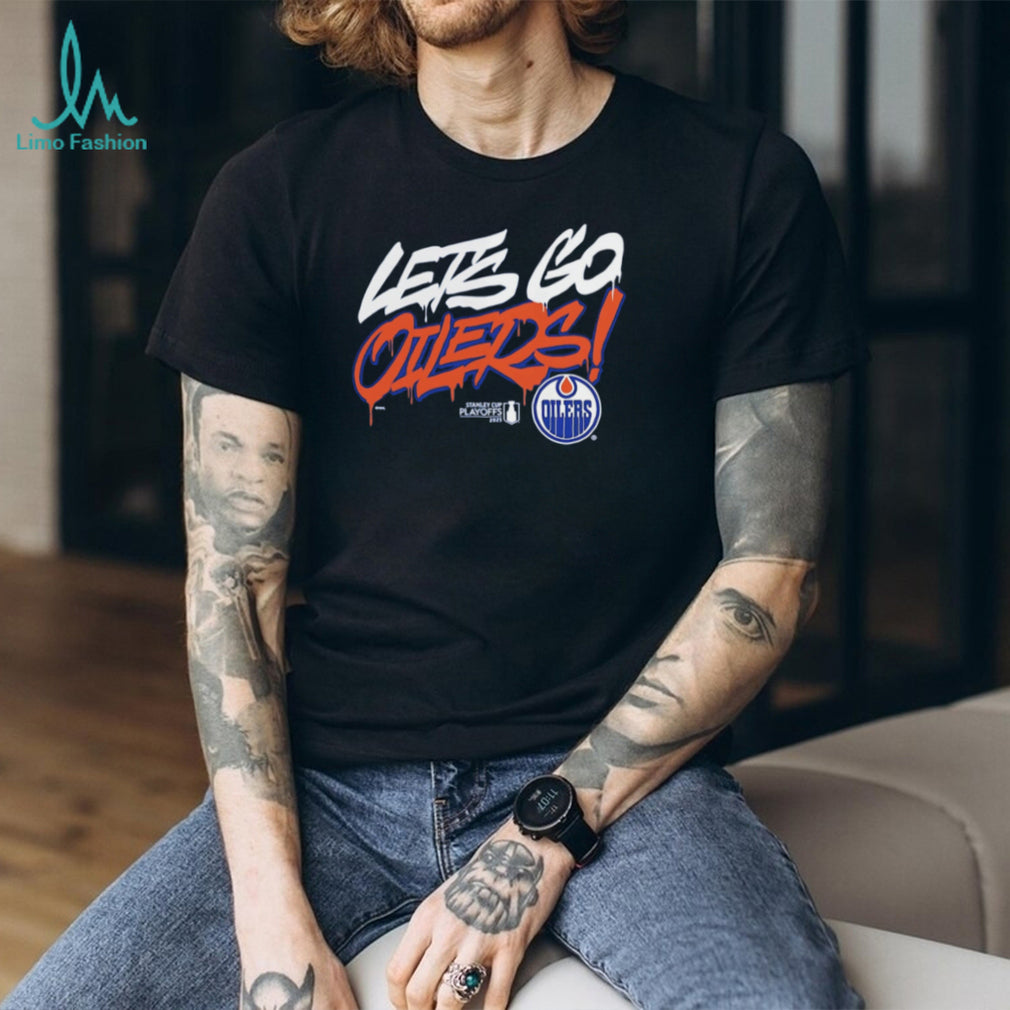 Edmonton Oilers Stanley Cup Playoffs 2025 Graffiti Style T Shirt
