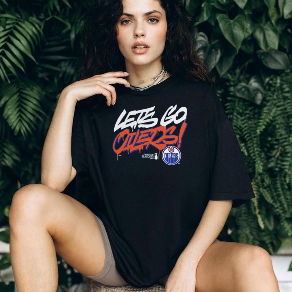 Edmonton Oilers Stanley Cup Playoffs 2025 Graffiti Style T Shirt