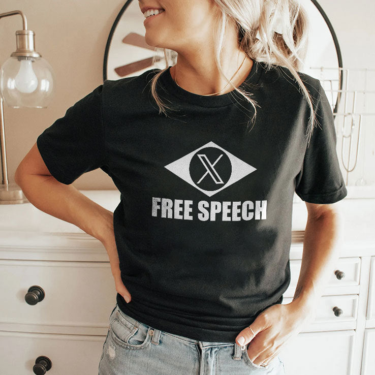 Eduardo Bolsonaro Wearing Free Speech T Shirt