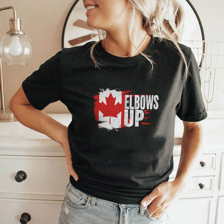 Elbows Up Canada Strong T Shirt