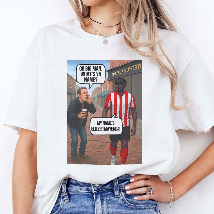 Eliezer Mayenda Oi Big Man What’s Ya Name T Shirt