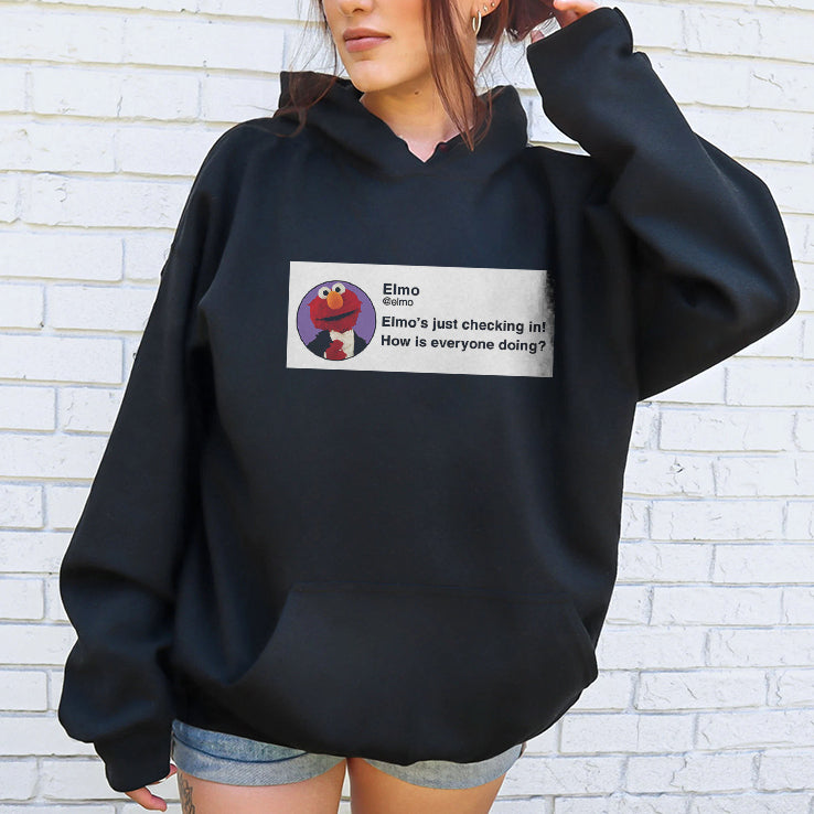 Elmo’s Just Checking In How Is Everyone Doing T Shirt