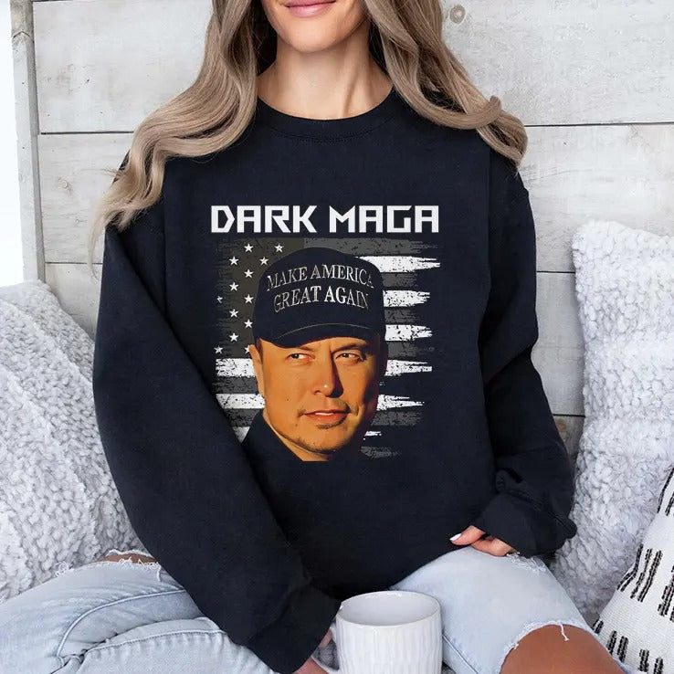 Elon Musk Dark MAGA Shirt