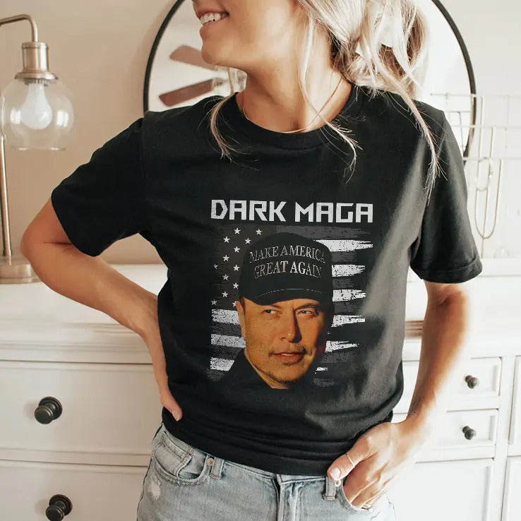 Elon Musk Dark MAGA Shirt