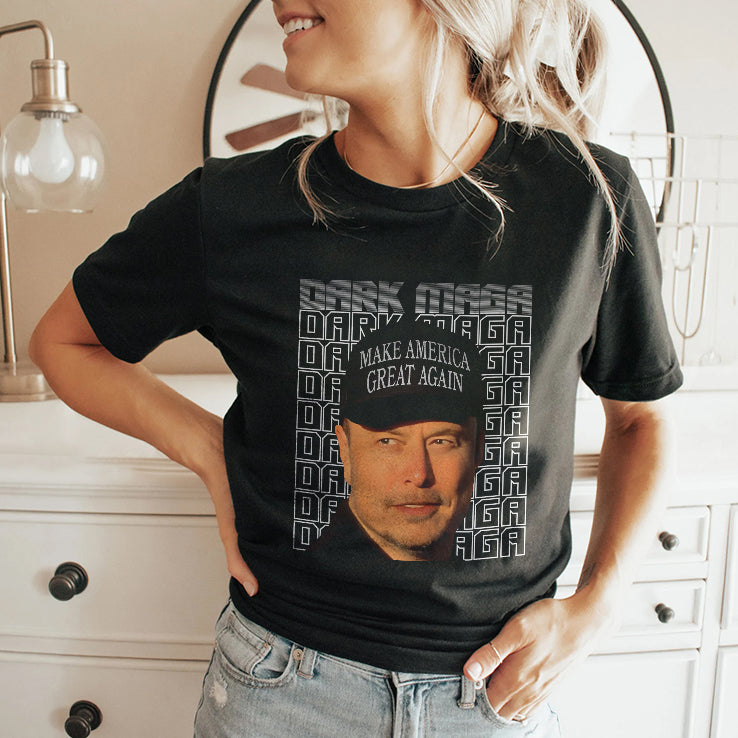 Elon Musk Dark Maga T Shirt