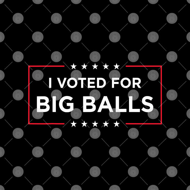 I Voted For Big Balls DOGE Shirt