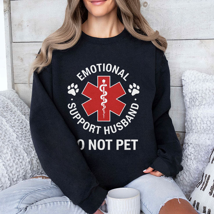 Emotional Support Husband Do Not Pet Shirt