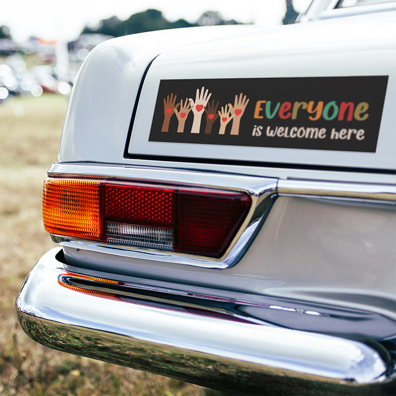 Everyone Is Welcome Here Car Magnet