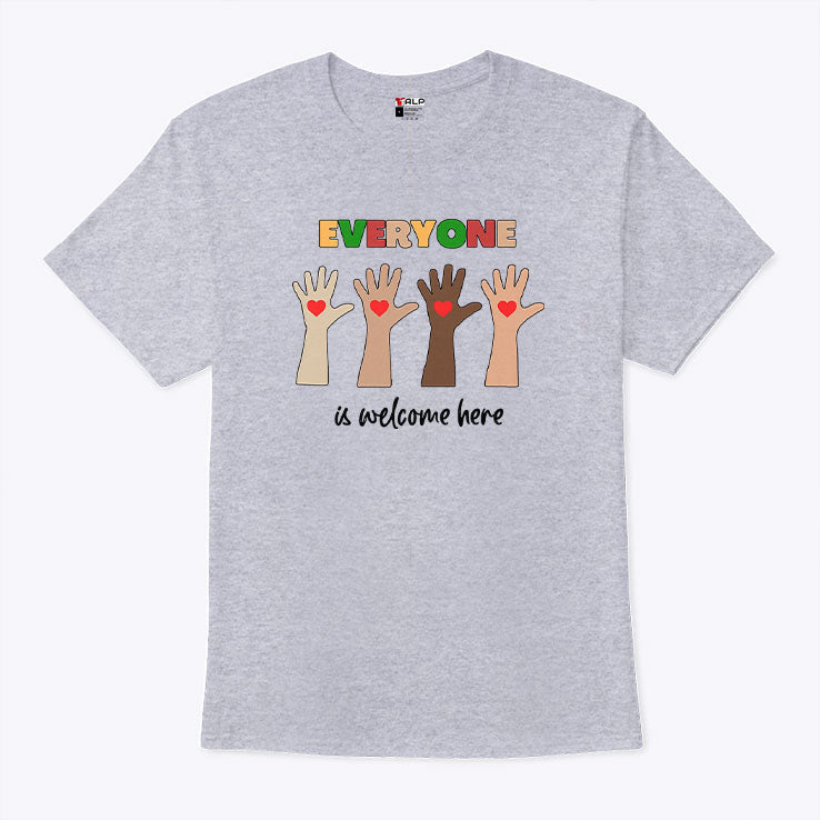Everyone Is Welcome Here Idaho Teacher T Shirt