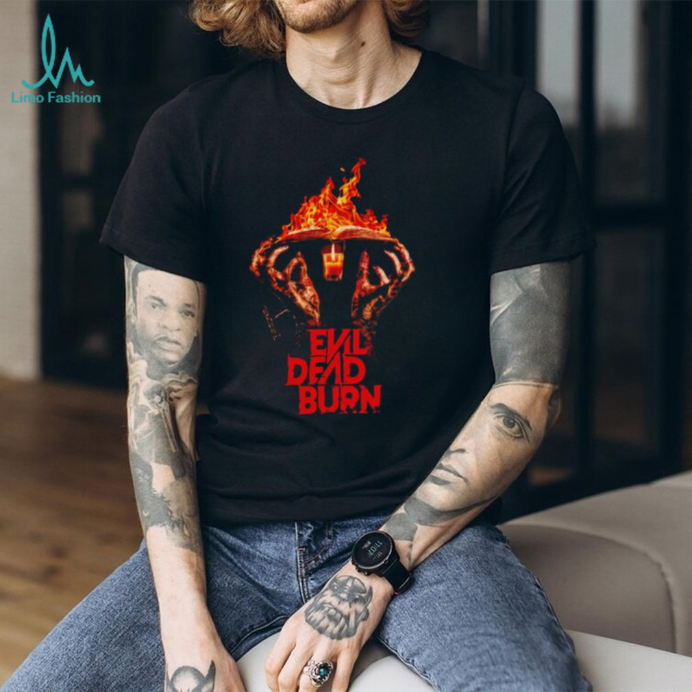 Evil Dead Burn Horror Movie Graphic shirt