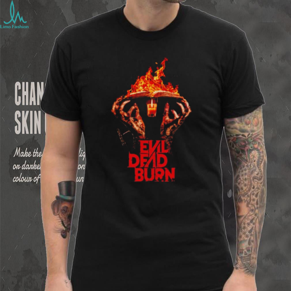 Evil Dead Burn Horror Movie Graphic shirt