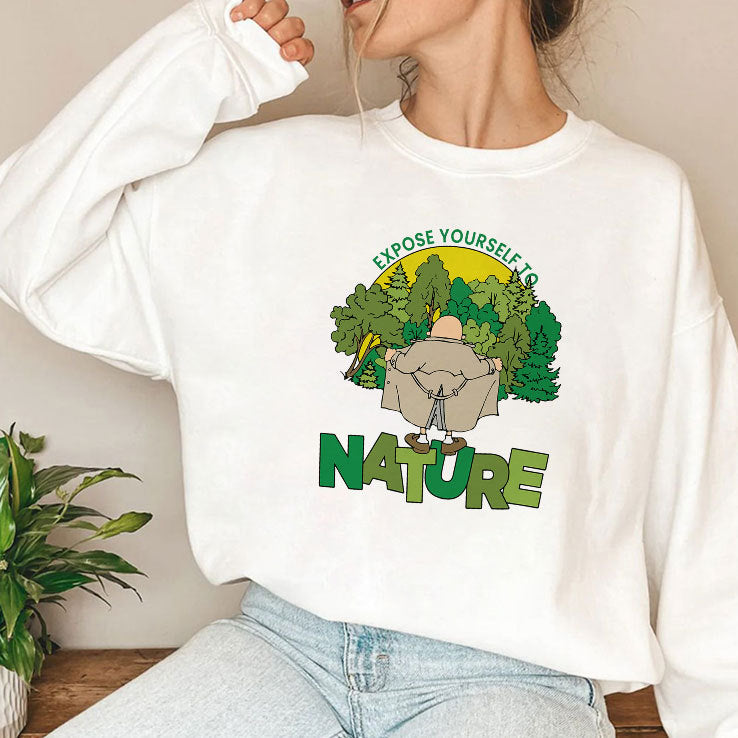 Expose Yourself To Nature Flasher Man Shirt